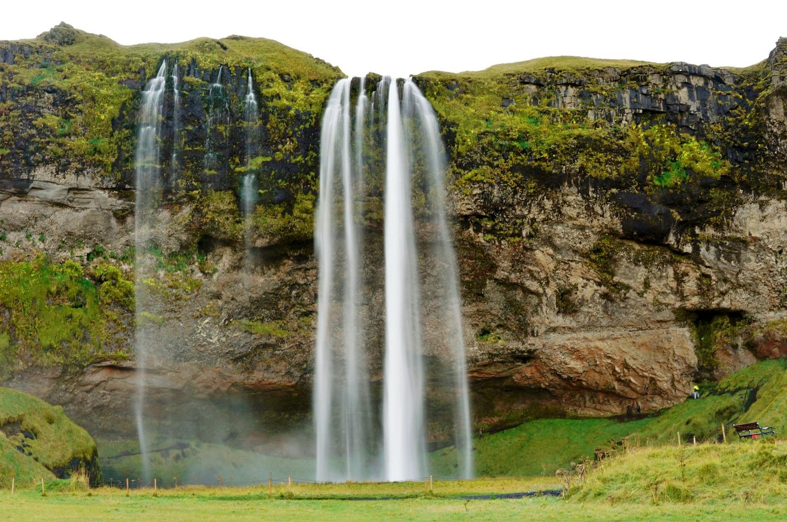 Skógafoss Sólheimajókull en Islandia